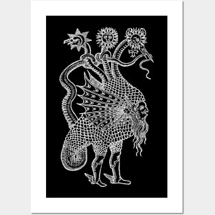 Triple Headed Dragon, Nazari, Alchemy Posters and Art